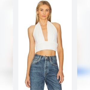 Halter Gauze top